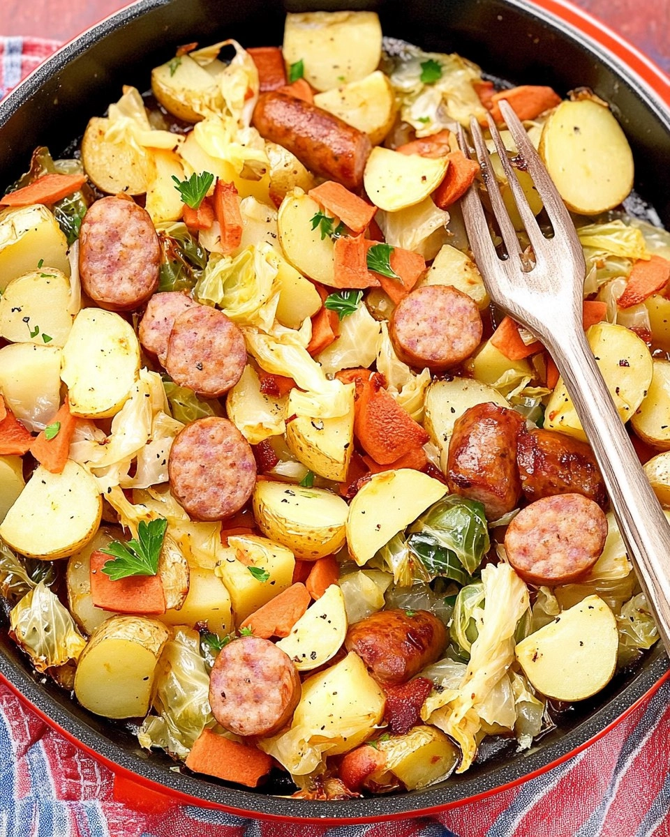 Sheet-Pan Sausage, Cabbage & Potatoes (Easy Weeknight Dinner)