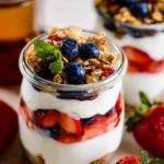 Simple Fruit & Yogurt Parfaits with Granola (Customizable) 54 Simple-Fruit-Yogurt-Parfaits-with-Granola-Customizable-Recipe