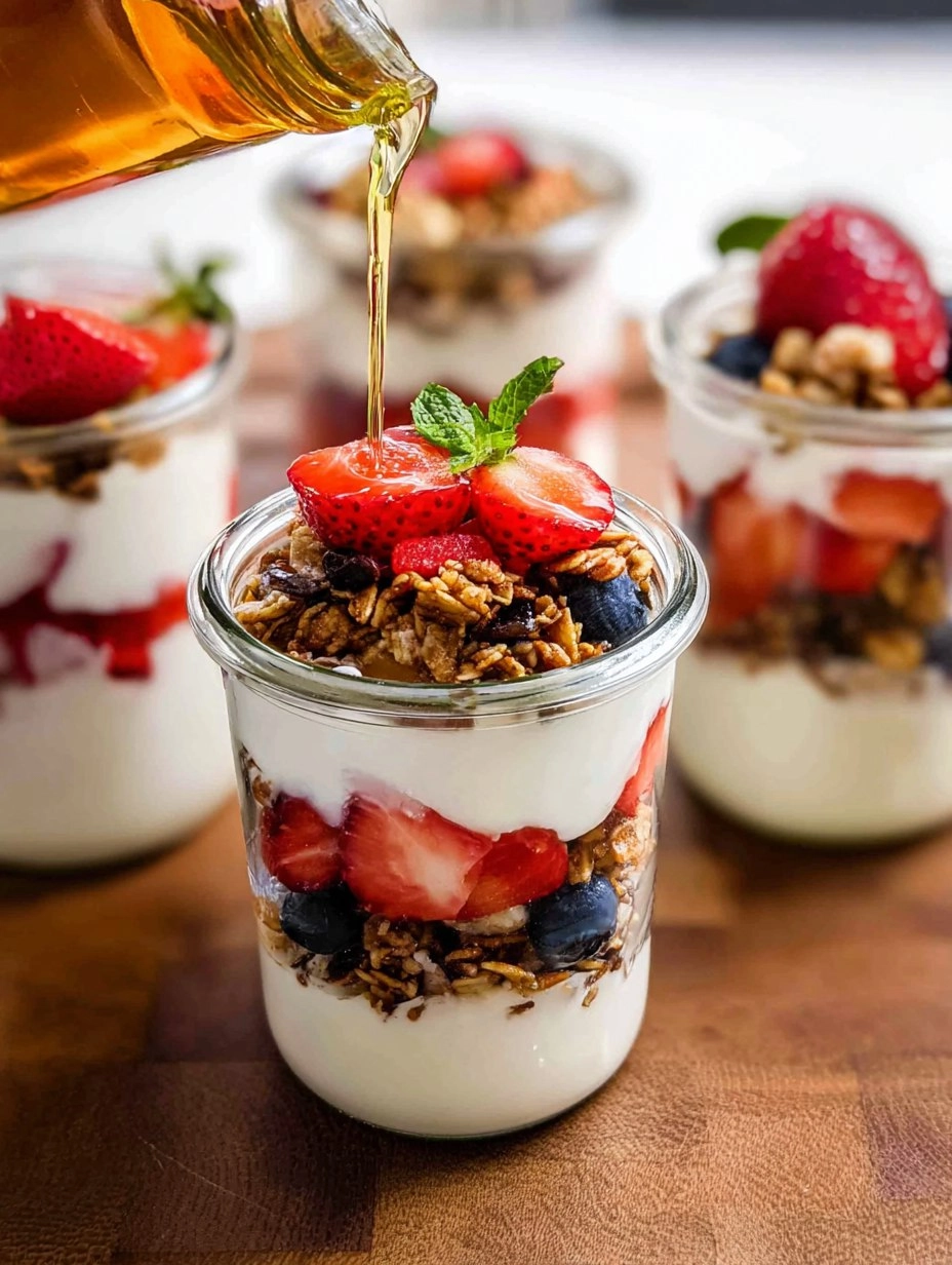 Simple Fruit & Yogurt Parfaits with Granola (Customizable) 52 Simple Fruit & Yogurt Parfaits with Granola (Customizable)
