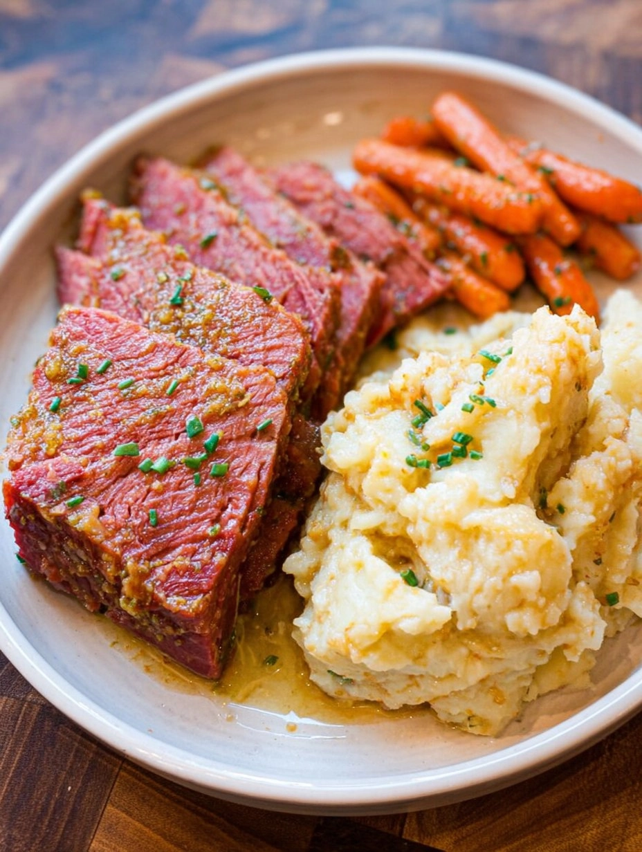 Slow Cooker Maple Mustard Corned Beef 77 Slow Cooker Maple Mustard Corned Beef