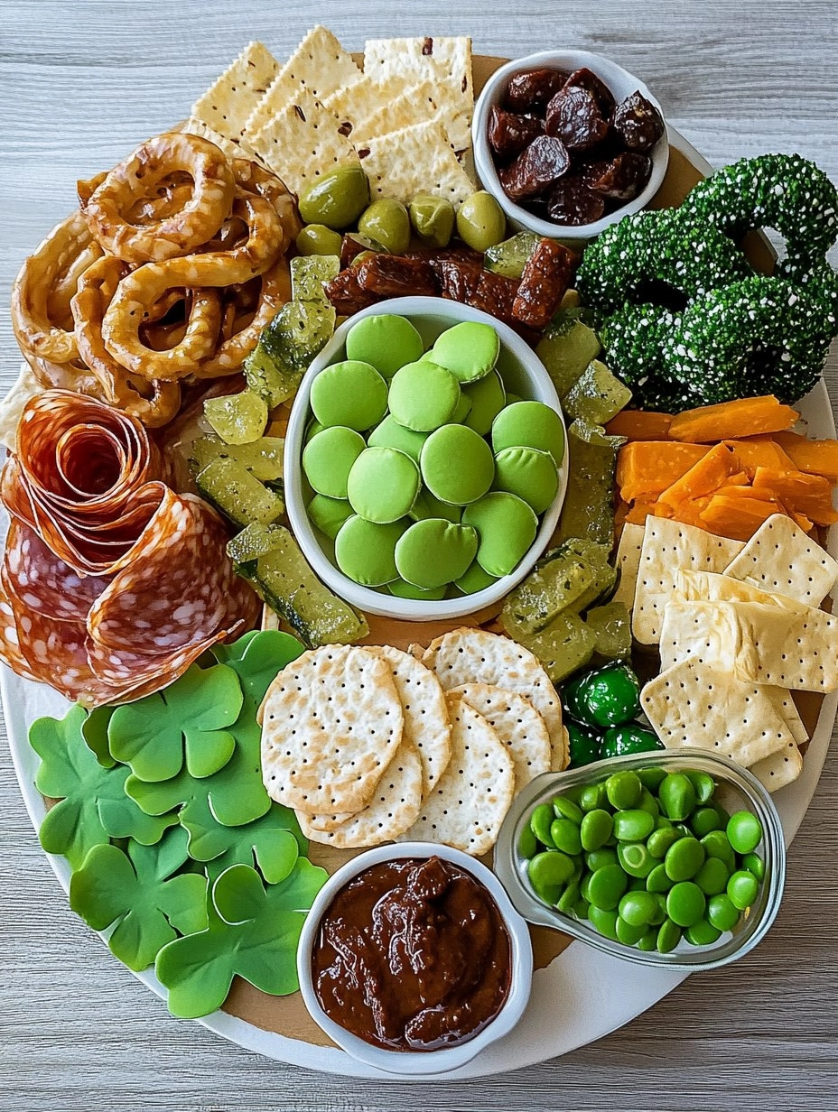 St Patrick's Day Charcuterie Board | Easy Snack Platter