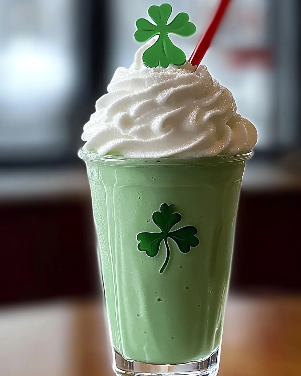 St Patrick's Day Shamrock Shake