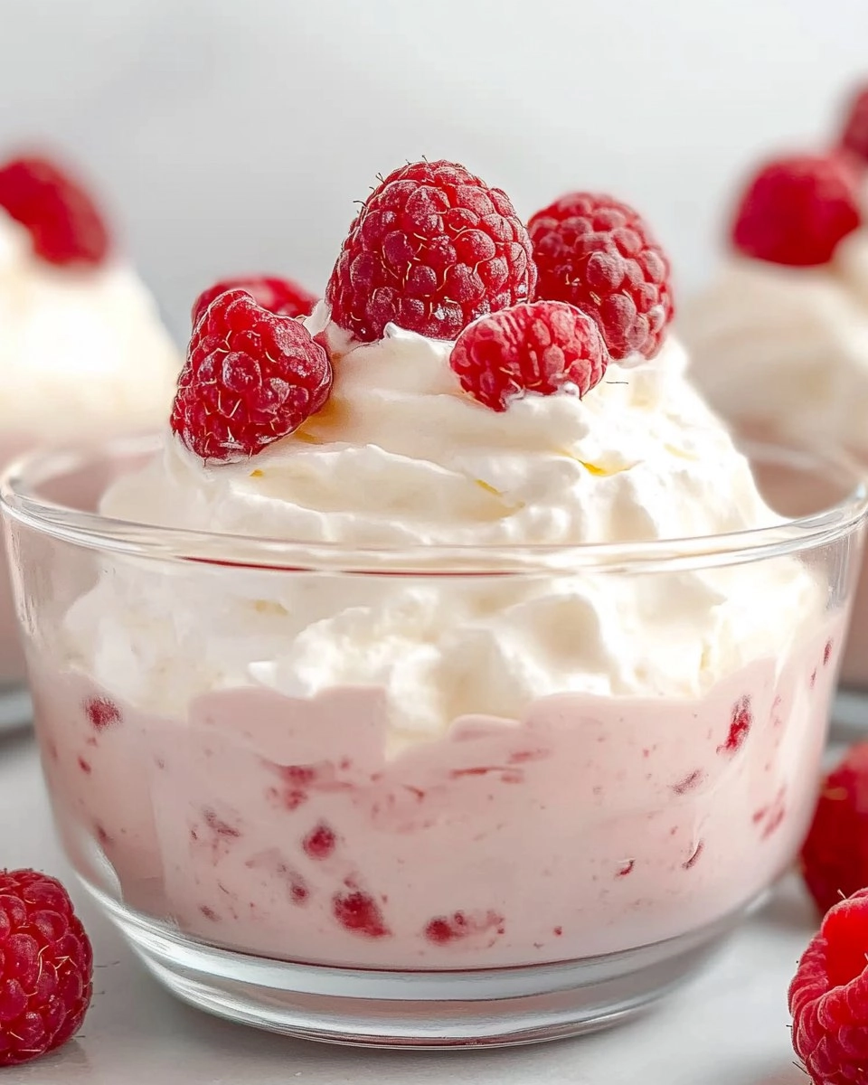 White Chocolate Raspberry Mousse