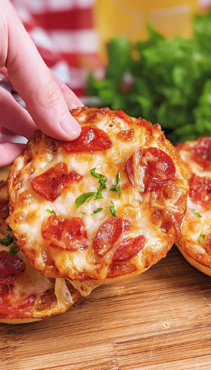 Air Fryer Bagel Pizza