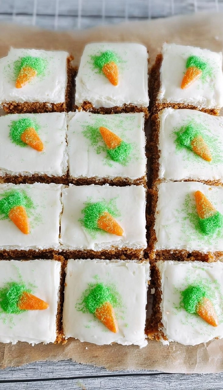 Carrot Cake Bars with Cream Cheese Frosting