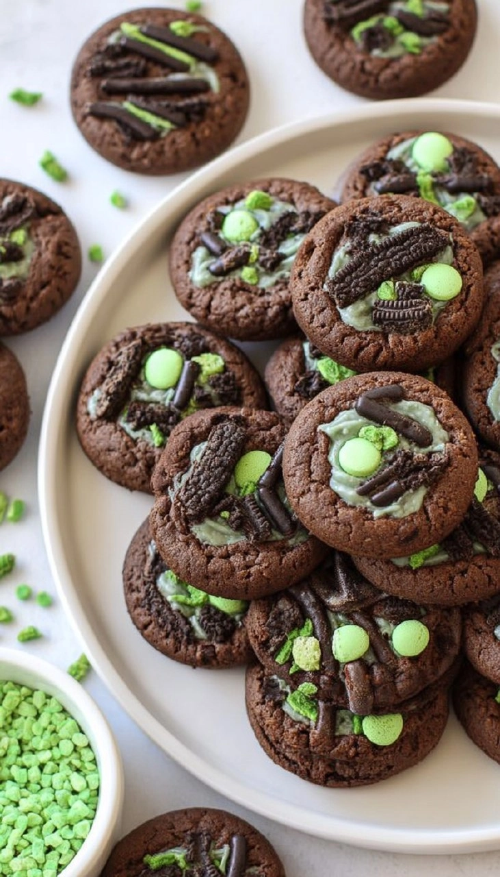 Chocolate Mint Oreo Cookies