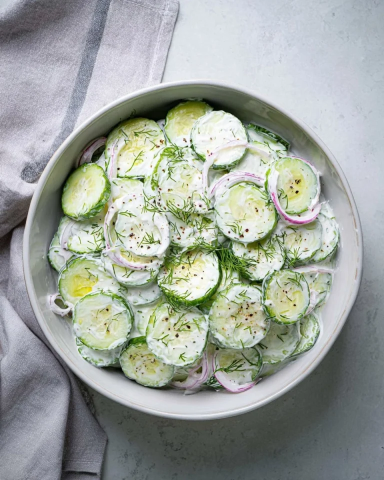 Creamy-Cucumber-Salad-with-Sour-Cream-Dill-Recipe