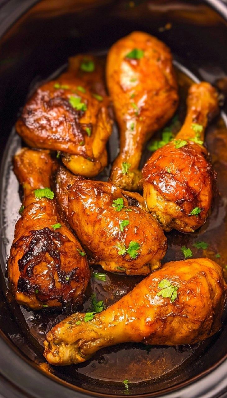 Crockpot Cherry Cola Chicken Drumsticks