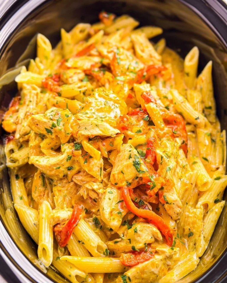 Crockpot-Chicken-Fajita-Pasta-Recipe