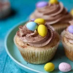 Easter-Nest-Cupcakes-Vanilla-Sponge-with-Chocolate-Buttercream-Mini-Eggs-Recipe