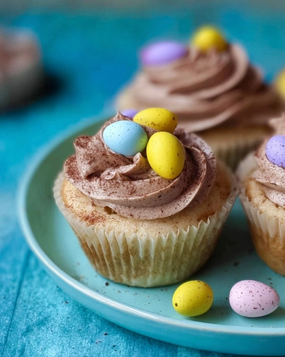 Easter-Nest-Cupcakes-Vanilla-Sponge-with-Chocolate-Buttercream-Mini-Eggs-Recipe