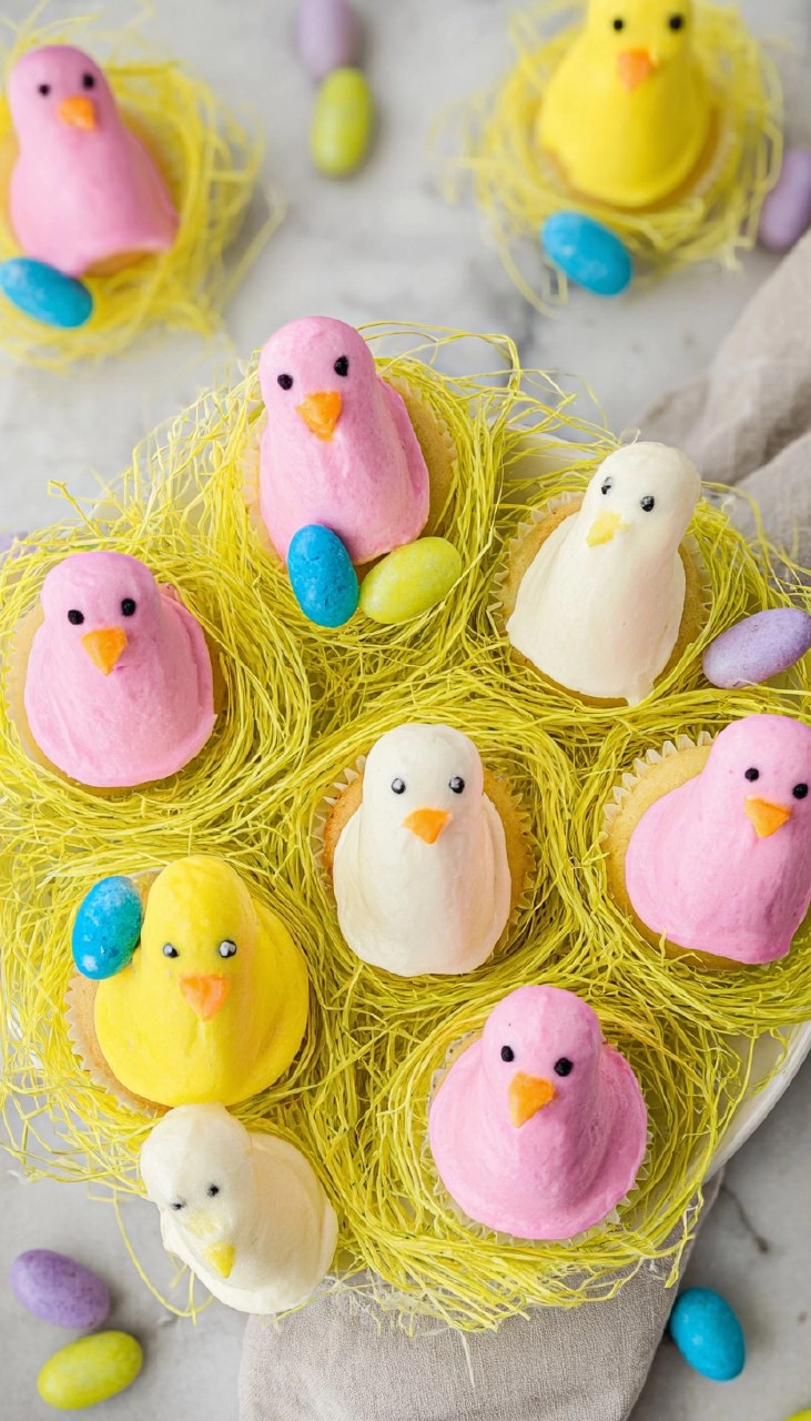 Easter Peep Cupcakes