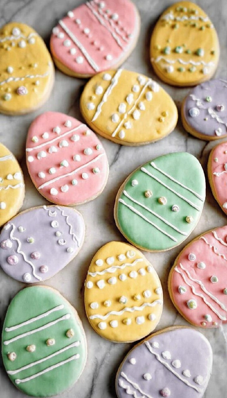 Easter Sugar Cookies with Royal Icing | Decorated Spring Cookie Recipe