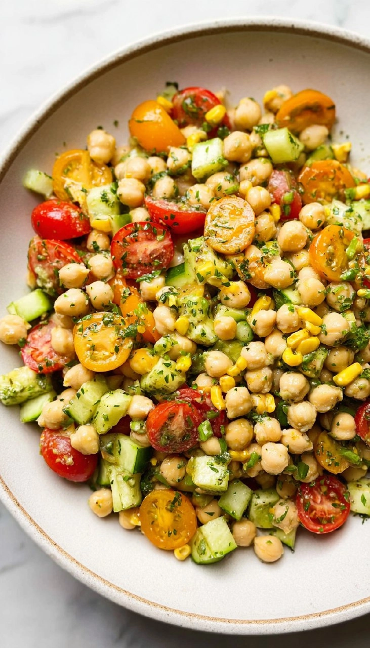 Easy Chickpea Salad