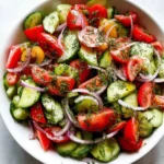 Easy-Cucumber-Tomato-Dill-Salad-Recipe