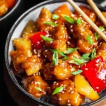 Easy-Sweet-and-Sour-Chicken-Healthy-One-Skillet-Recipe-Recipe