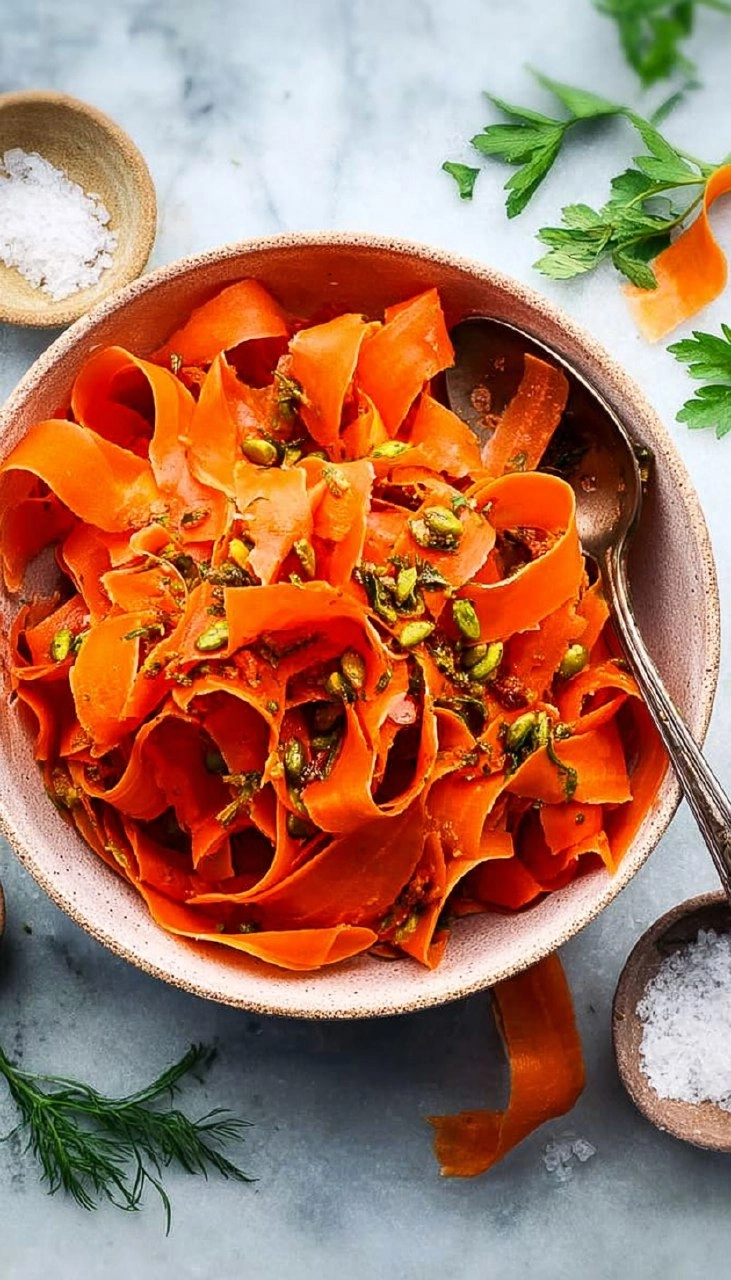 Fresh Carrot Ribbon Salad