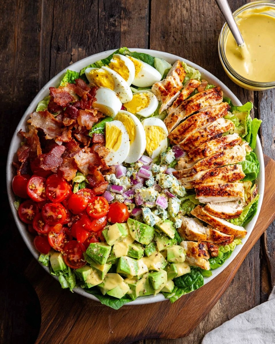 Healthy-Grilled-Chicken-Cobb-Salad-with-Honey-Dijon-Dressing-Recipe