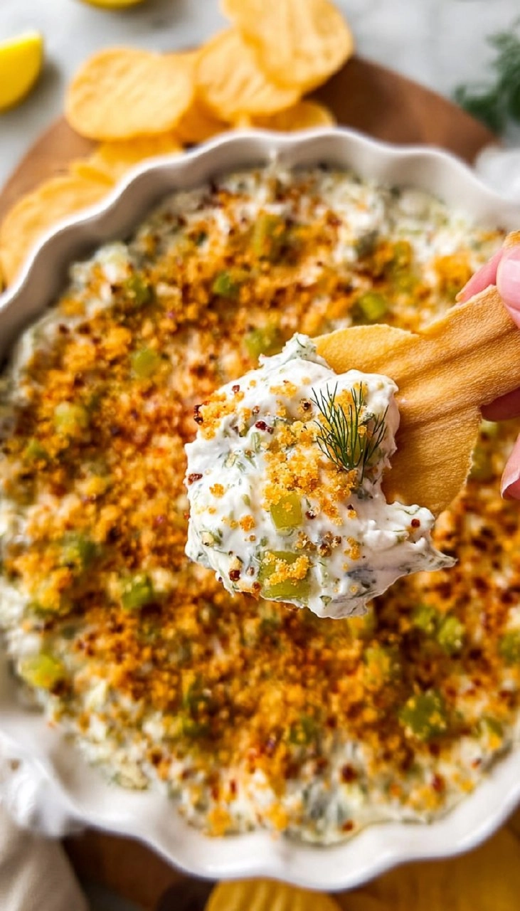 High-Protein Fried Pickle Dip (Viral Recipe)