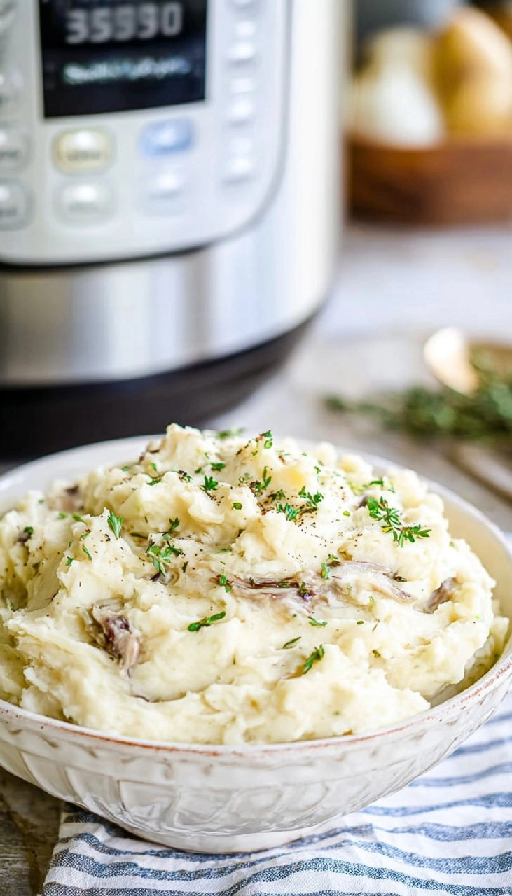 Make Ahead Crockpot Mashed Potatoes