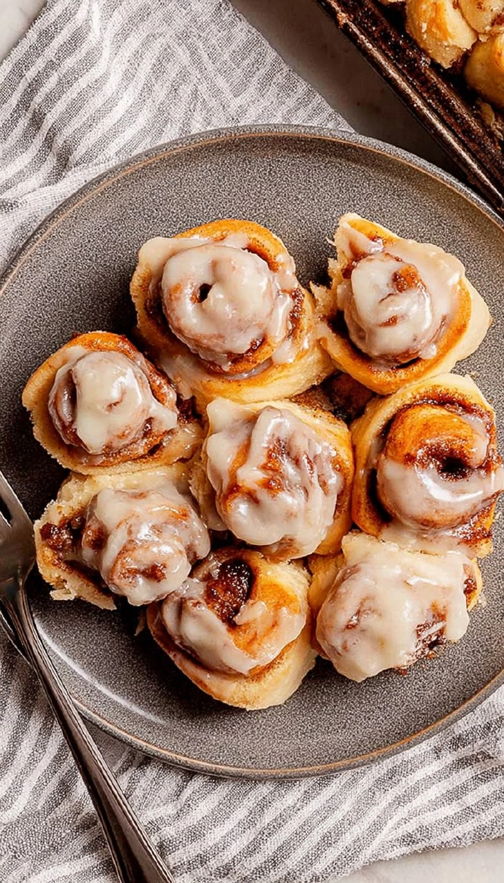 Mini Cinnamon Rolls (Pillowy Soft)