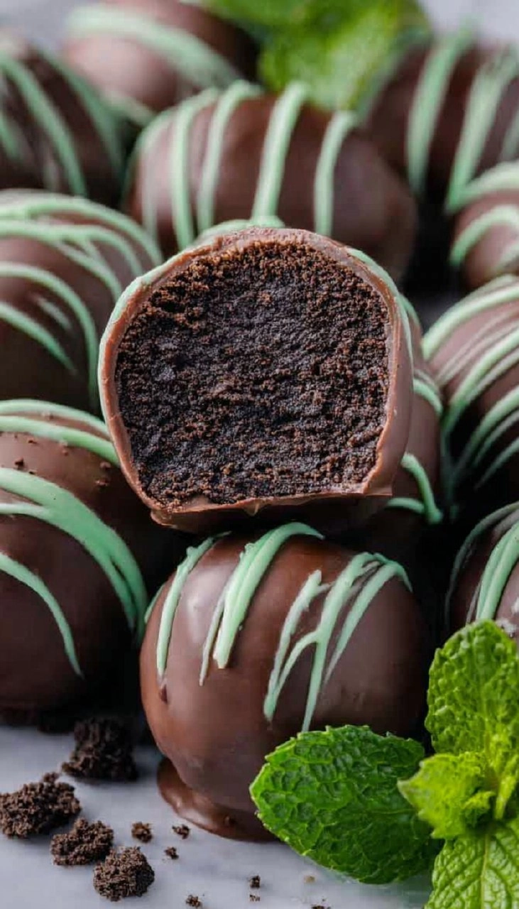 Mint Oreo Truffles