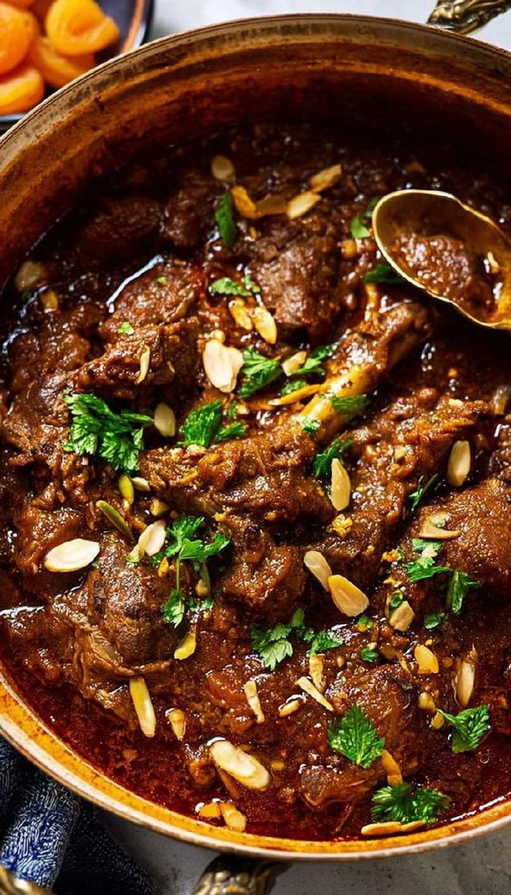 Moroccan Lamb Tagine | Slow-Braised Easter Centerpiece with Apricots & Spices