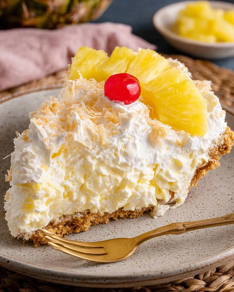 No-Bake-Pineapple-Pie-Recipe