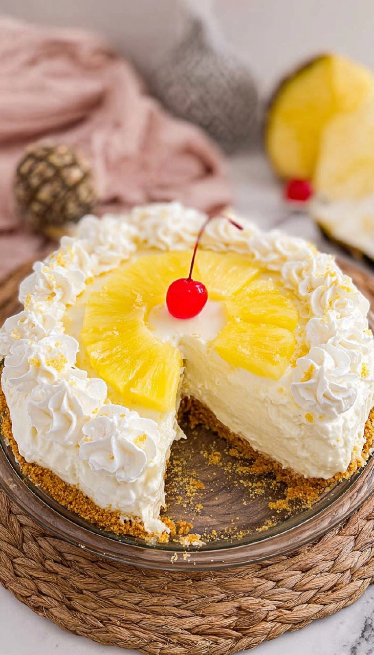 No Bake Pineapple Pie