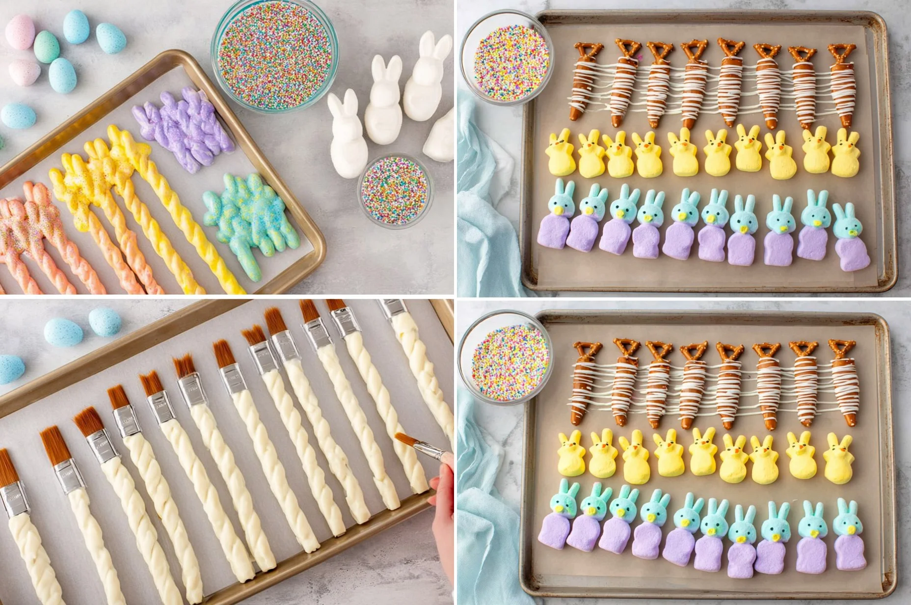 Peeps Pretzel Rods