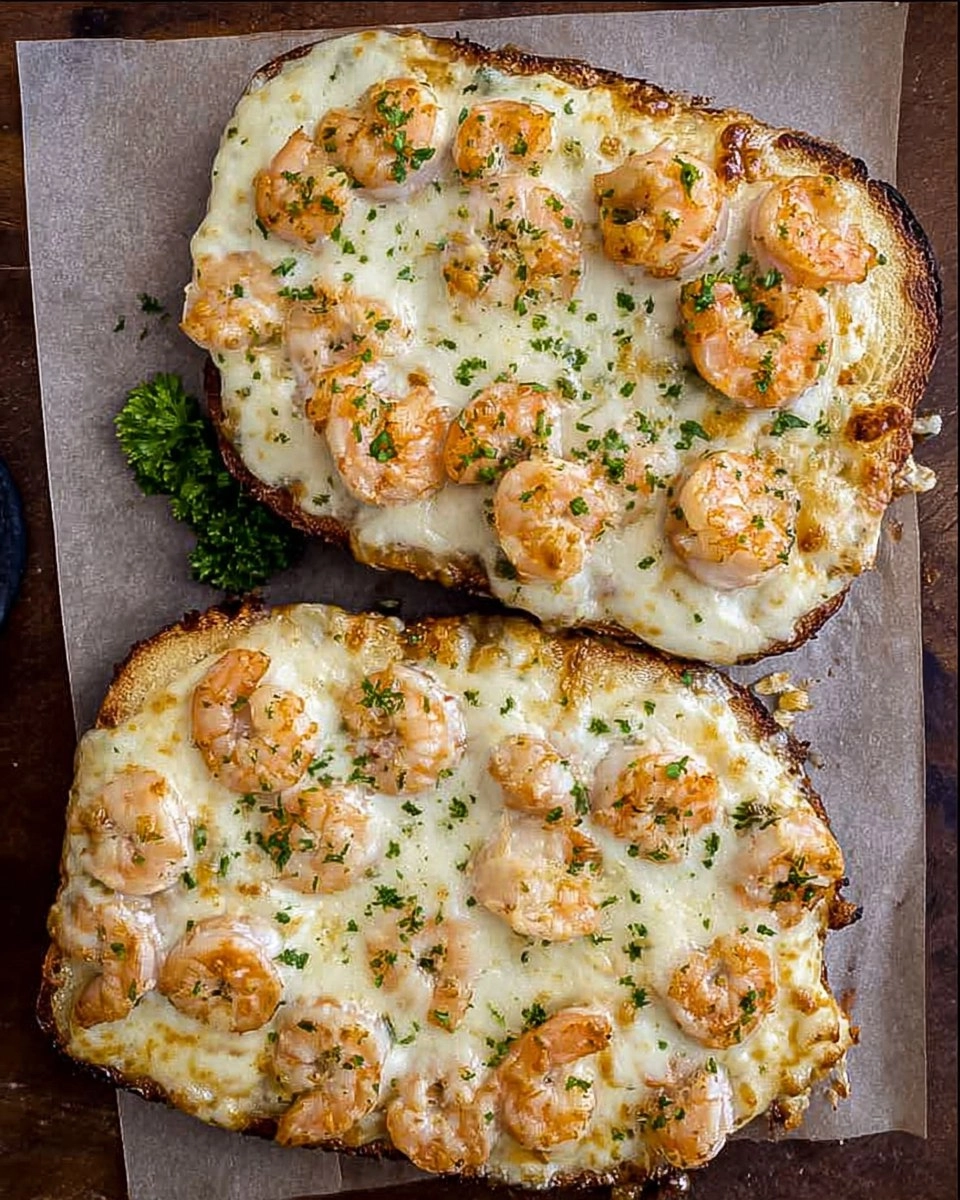 Shrimp-Alfredo-Garlic-Bread-Recipe