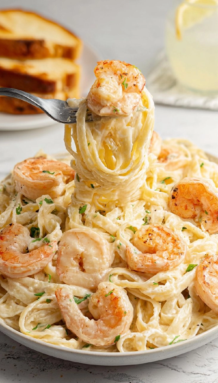 Shrimp Alfredo Pasta