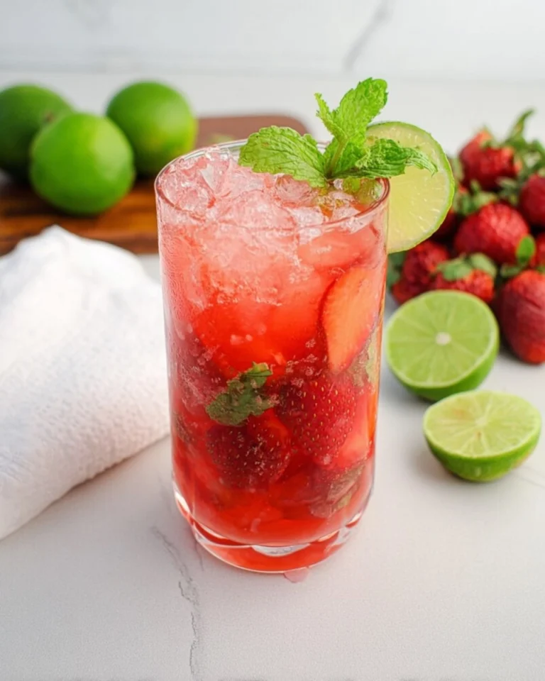 Virgin-Strawberry-Mojito-Mocktail-Recipe