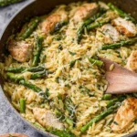 Asparagus-Orzo-with-Chicken-Recipe