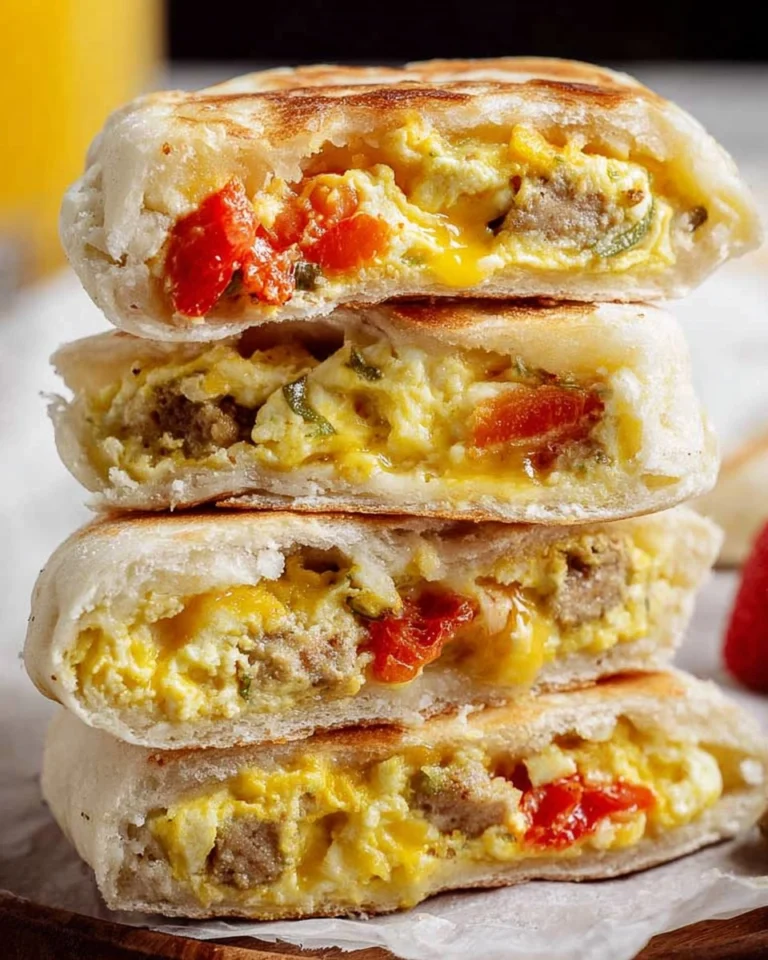 Breakfast-Stuffed-Cottage-Cheese-English-Muffins-High-Protein-Recipe