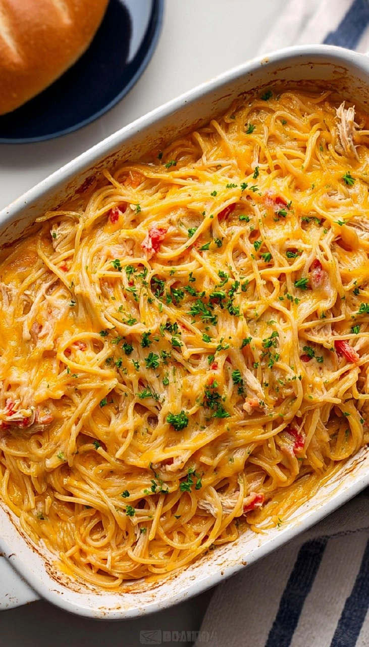 Chicken Spaghetti That Makes Dinner So Easy