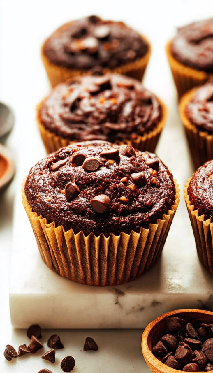 Chocolate Banana Muffins