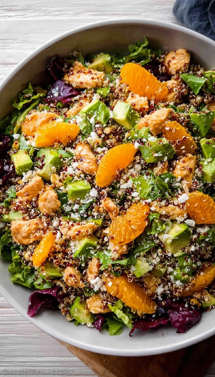 Citrus Chicken Quinoa Salad