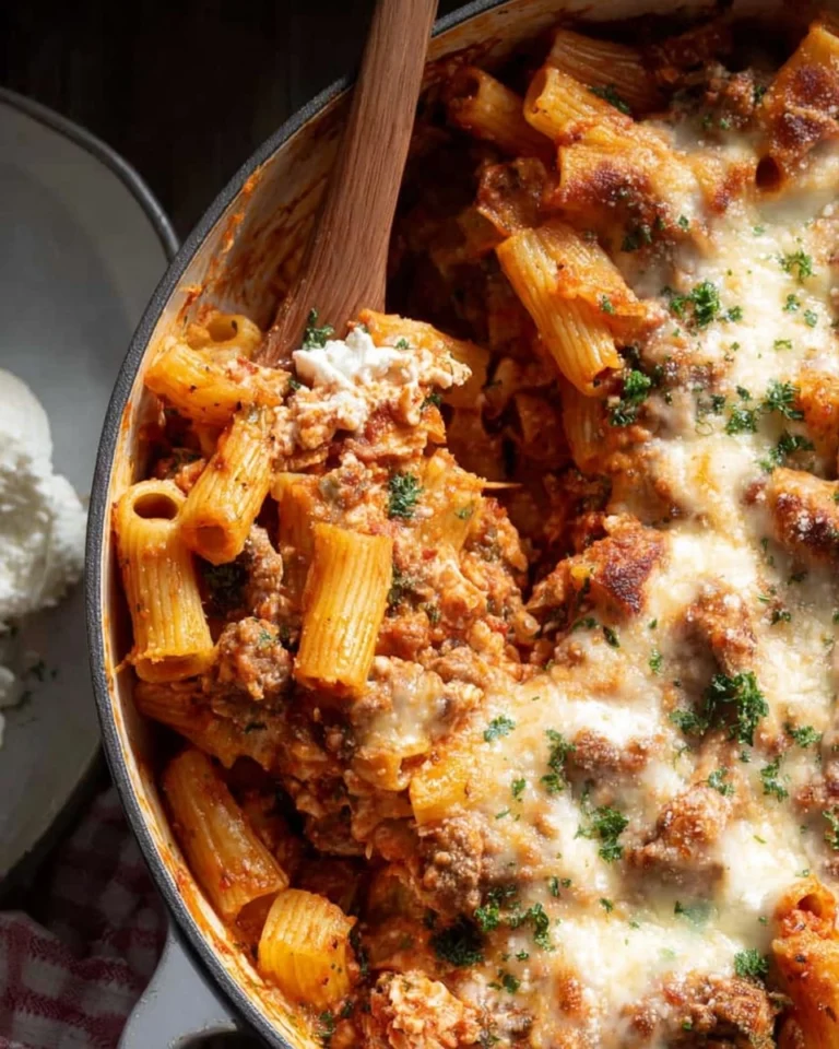 Cottage-Cheese-Pasta-Bake-Recipe