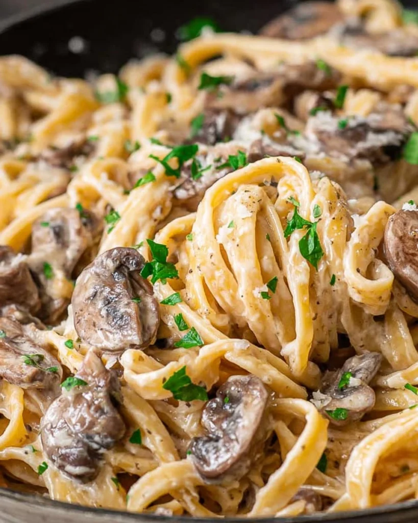 Creamy-Mushroom-Pasta-Recipe