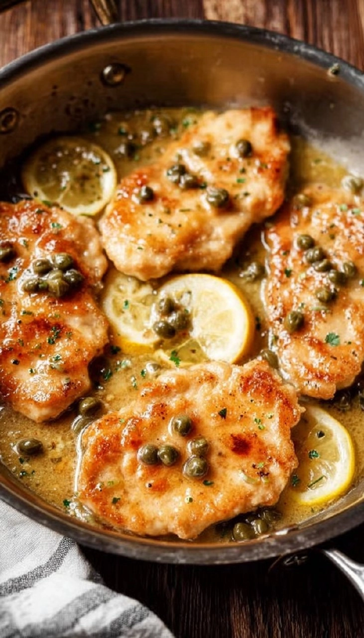 Easy Lemon Chicken Piccata (One Skillet, Paleo, Whole30, Gluten Free)