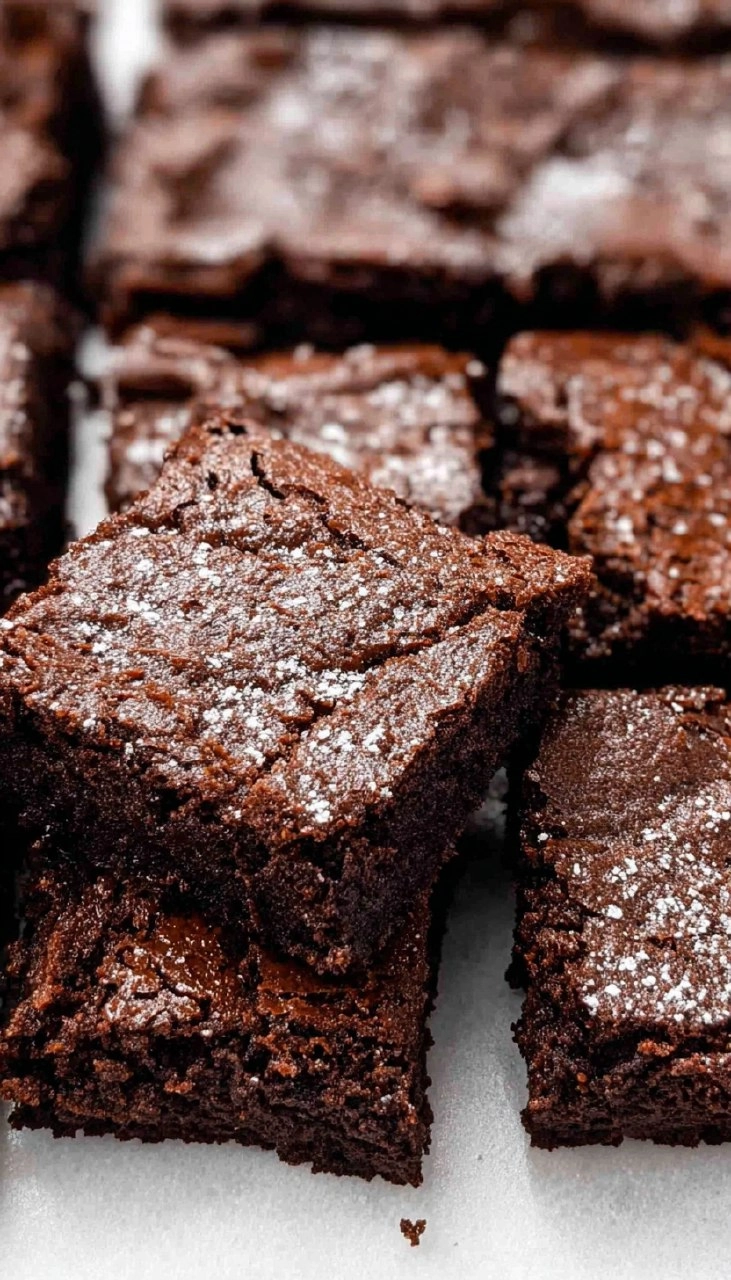 Fudgy Vegan Brownies (Applesauce Brownies)