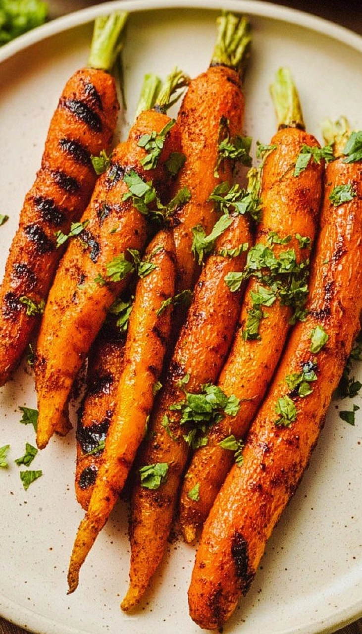 Grilled Carrots with Cinnamon & Chipotle 71 Grilled Carrots with Cinnamon & Chipotle