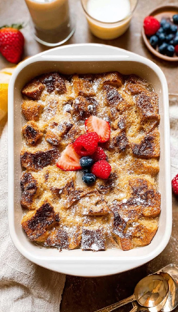 Overnight Vanilla Bean French Toast Casserole 136 Overnight Vanilla Bean French Toast Casserole