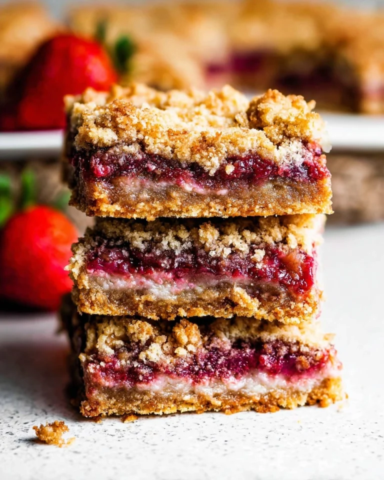 Strawberry-Crumble-Bars-Almond-Flour-Easy-Buttery-Recipe