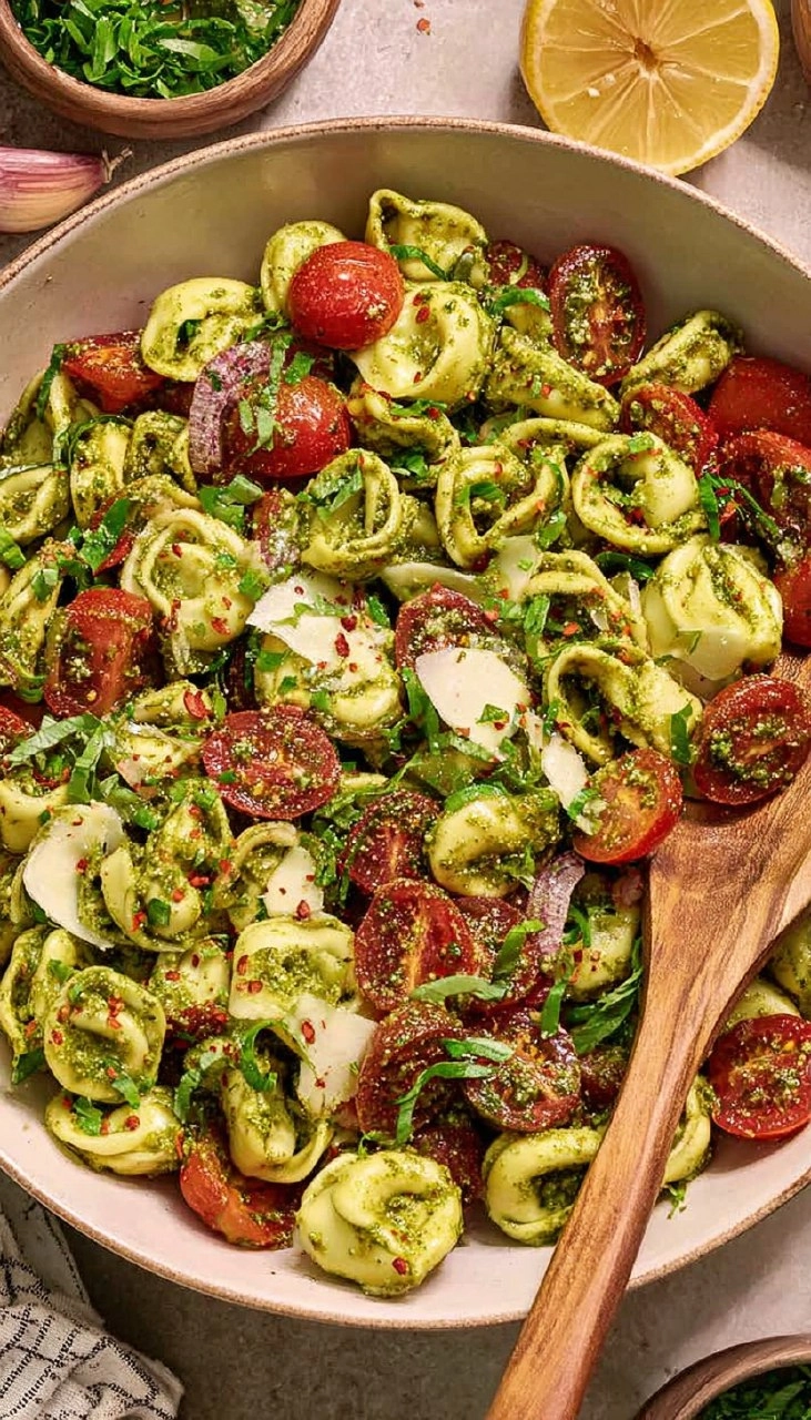 Tortellini Pesto Salad