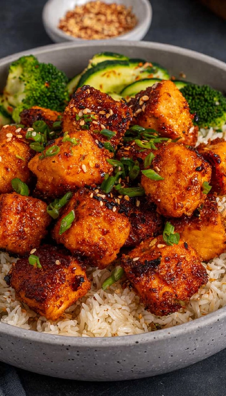 Air Fryer Salmon Bites