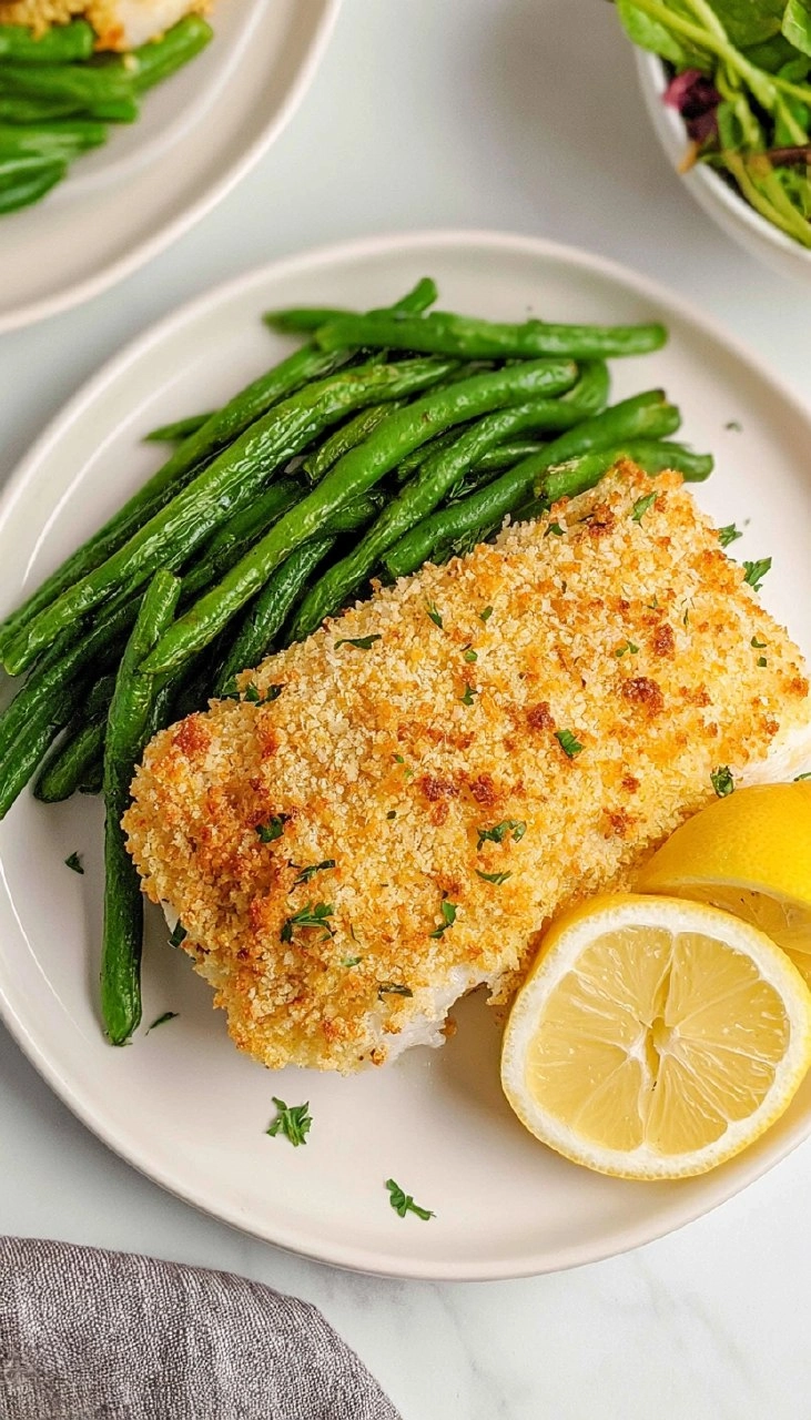 Baked Cod With Panko Bread Crumbs