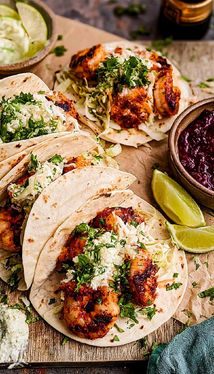 Blackened Shrimp Tacos