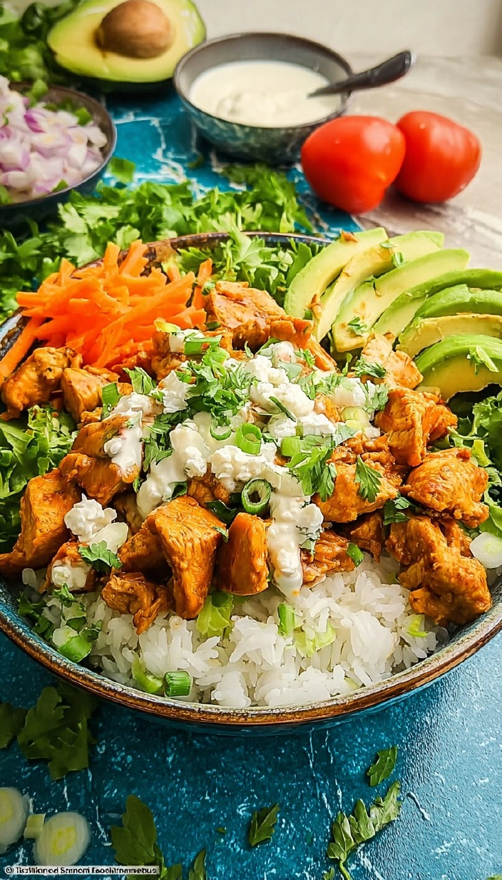 Buffalo Chicken Bowl (With Rice) 126 Buffalo Chicken Bowl (With Rice)